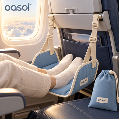 oasoi™ AirEase Adjustable Airplane Footrest — main product image