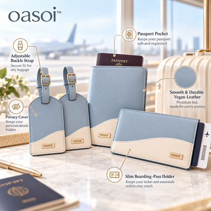 oasoi™ JourneyMark Luggage Tag and Document Set feature overview